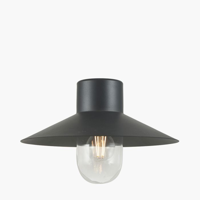 Carina Dark Grey Metal Outdoor Wall Light