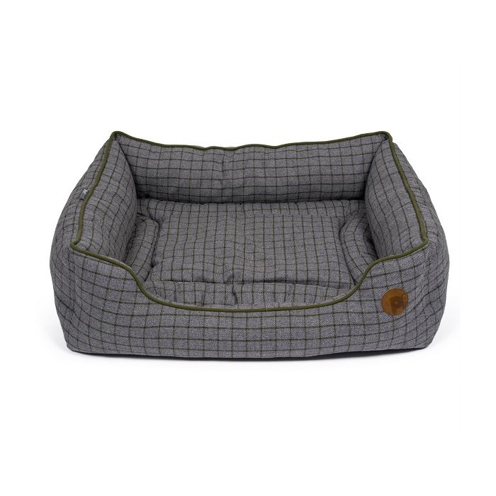 Moss Green Square Bed MED