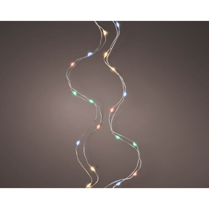 100 Micro LED Stringlights Multicoloured  