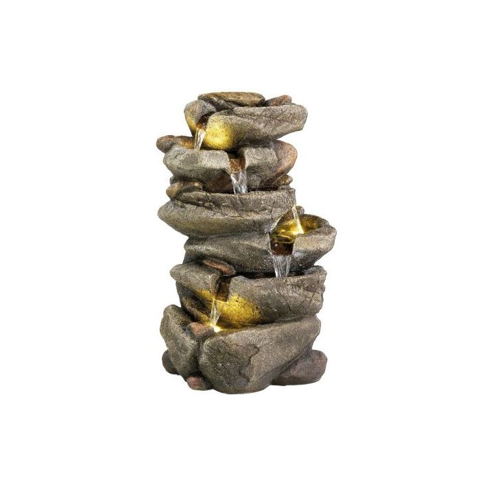 Highland Fountain Rock Waterfall