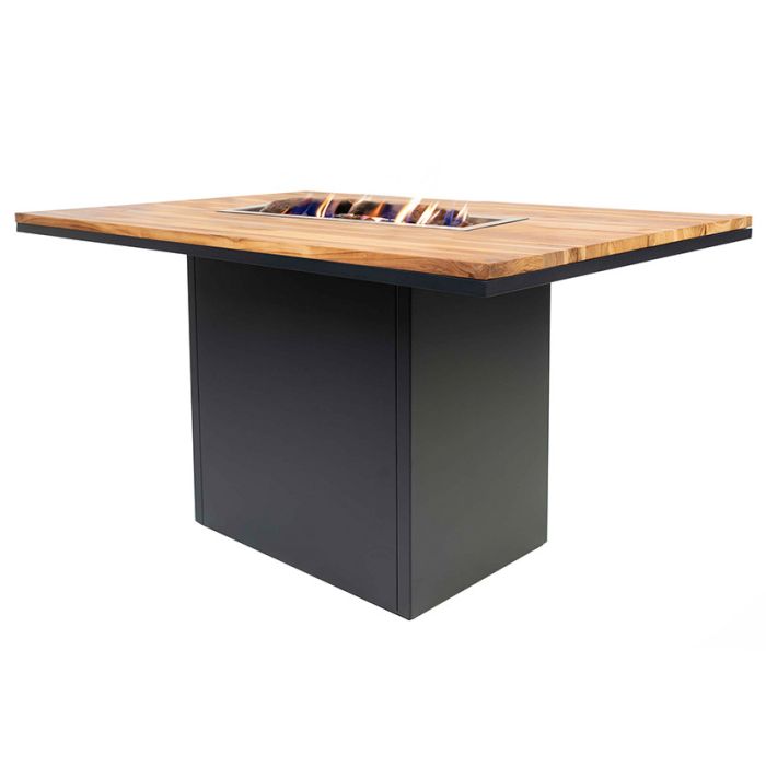 Cosiloft 120 Relaxed Dining Black and Teak
