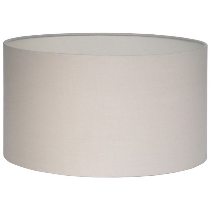 45cm Taupe Poly Cotton Cylinder Drum Shade