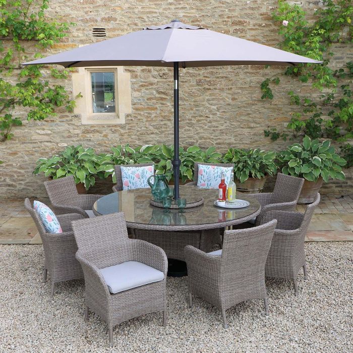 Monaco Sand 8 Seater Set