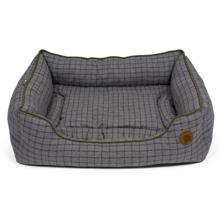 Moss Green Square Bed SML