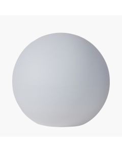 White Ball Outdoor Floor Lamp 45cm