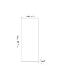 Acer Dark Grey Metal Square Outdoor Dual Wall Light