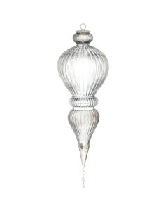 The Noel Collection Smoked Midnight Giant Jewel Drop Bauble