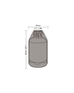 7kg Gas Bottle Cover  27x50cm. Elasticated Top.