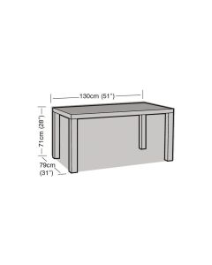 4 Seater Rectangular Table Cover 130x79x71cm