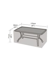 6 Seater Rectangular Table Cover 170x94x71cm