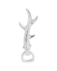 Silver Nickel Antler Bottle Opener