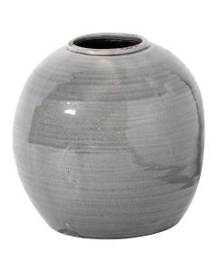 Garda Grey Glazed Tiber Vase
