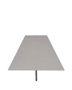 40cm Steel Grey Cotton Tapered Square Shade