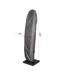 Free Arm Parasol Aerocover 240 x 68cm