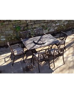 Charlotte Rectangular 6 Seat Set