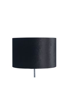 25cm Black Velvet Cylinder Shade