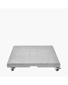 Salerno Hammered Grey Granite 90KG Wheeled Parasol Base