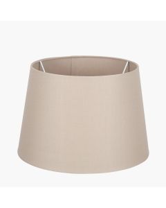 40cm Taupe Tapered Poly Cotton Shade