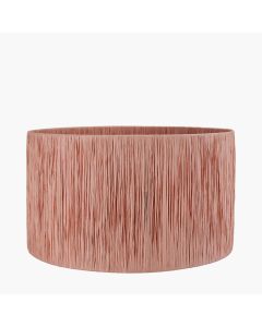Tilia 40cm Apricot Raffia Cylinder Shade