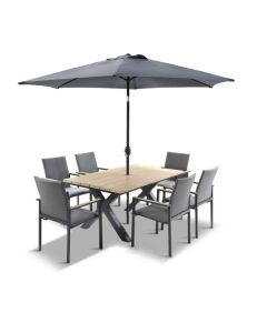 Stockholm 6 Seat Dining Set